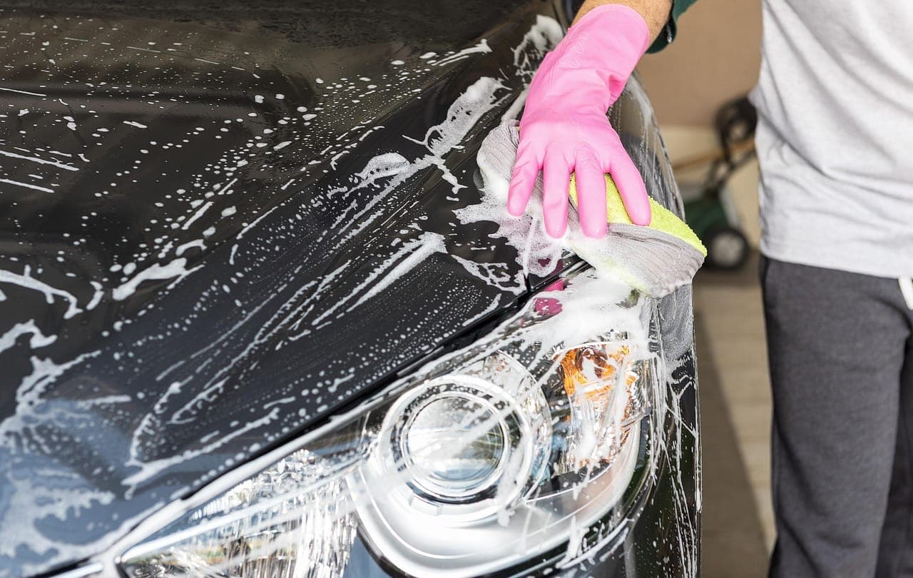 Washed by hand, panel by panel